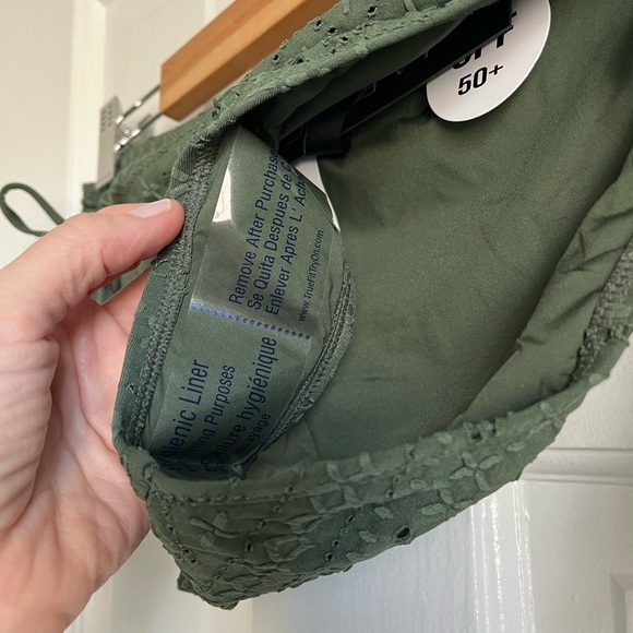 La Blanca - Saltwater Sands Side Tie Hipster Bottom - Olive - Size 8 - NWT - Picture 3 of 3